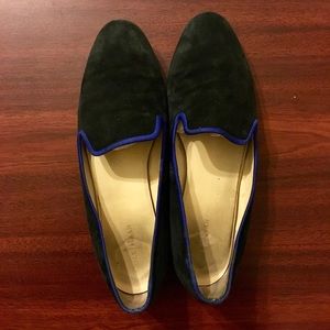 Cole Han black with blue detail Loafers SZ 8.5